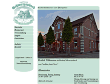 Tablet Screenshot of gasthof-schwarzenbeck.de